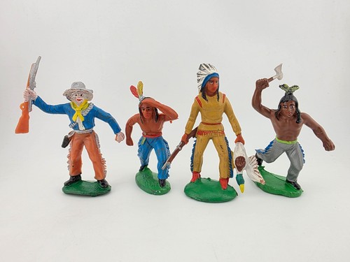 Ddr indianer cowboy figuren - ddr,