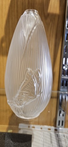 Lalique vase coeur fleur - lalique, de