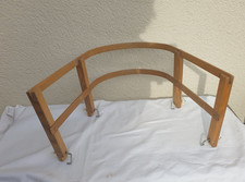 Schlittenlehne aus Holz Schlitten-Kindersitz Rückenlehne Sitzhilfe Lehne