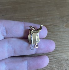 Gold 333 Sattel Anhänger-