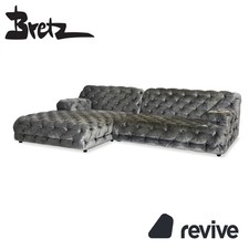 Bretz Cocoa Island Stoff Ecksofa Grau Sofa Couch Relaxsofa