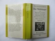 Oliver Goldsmith DER WELTBÜRGER 1986 Bibliothek des 18. Jahrhunderts