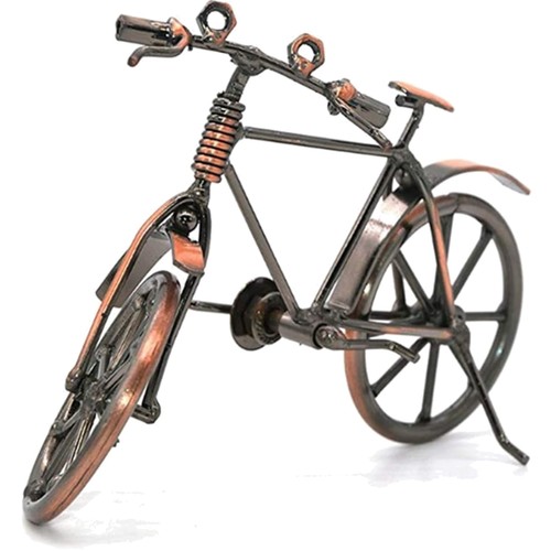 Metall fahrrad skulptur retro - skulptur,