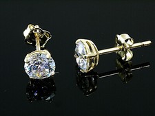 585 Gold Ohrstecker mit 4