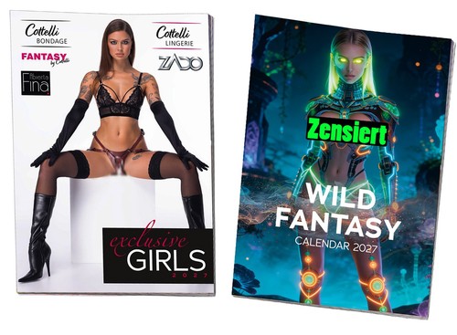 Erotik kalender set pin - 2-er,