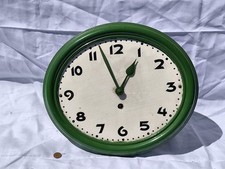 Alte Wanduhr Bahnhofsuhr 32 cm