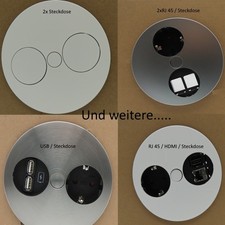 Bachmann Steckdose Twist Einbau-Steckdosen div. - Schuko Steckdosen RJ45 HDMI