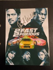 Original Autogramm Paul Walker, 2 Fast 2 Furious