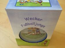 Wecker für Jungs Fussball Fussballjungs Uhr Kinderzimmer
