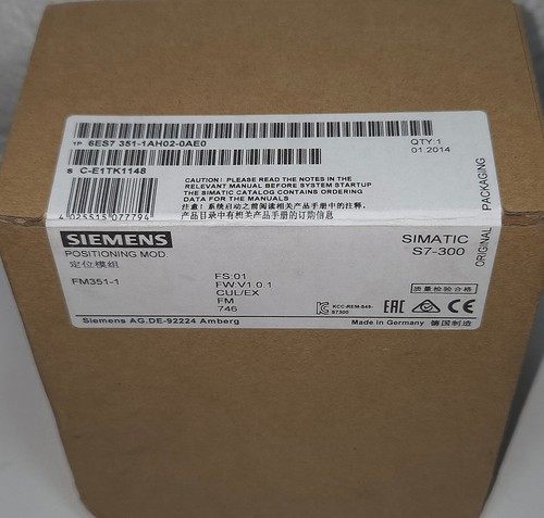 Siemens simatic 300 - s7-300, fm351-1