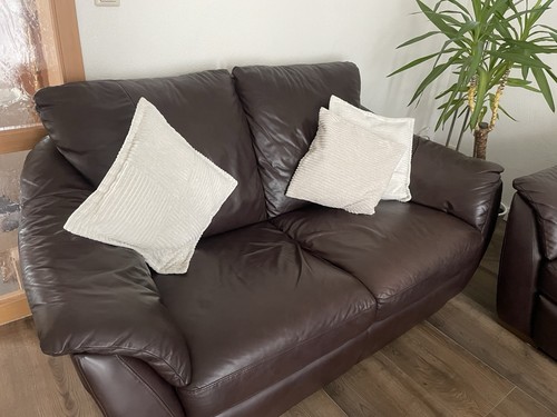 Sitzer sofa leder braun - sofa,