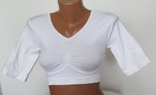 " Schlankstütz "  straffes -Mieder-Bustier mit Ärmel   Gr.  XL  # 2028