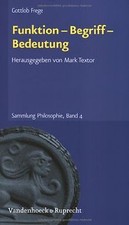 Funktion, Begriff, Bedeutung. Mit Studienkommentar ... | Buch | Zustand sehr gut