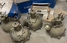 Fabriklampe Industrie-Leuchte Neon Bunkerlampe Billard Gastro Loft Aluminium