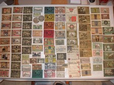 Sammlung 173 Notgeldscheine