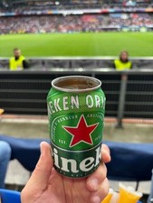 original HEINEKEN 0,33 Bierdose vom UEFA EURO 2025 EM-Damenfinale * Stifteköcher