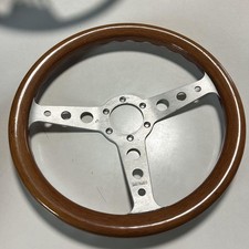 MOMO Holzlenkrad 34 cm Vintage ca. 29 cm Innendurchmesser F/S