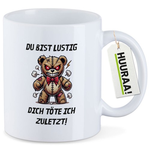 Kaffeetasse bist lustig - kaffeetasse, du