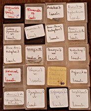 Mineralzusammenstellung Laacher Mineralien