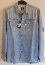 G-STAR Herren Hemd Größe XXL Tacoma Shirt Destroy +NEU