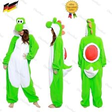 2025 Junge SAZAC Fleece-Kostüm Super Mario Yoshi Kigurumi Cosplay Karneval DE