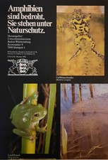 Poster: Amphibien sind bedroht. Baden-Württemberg