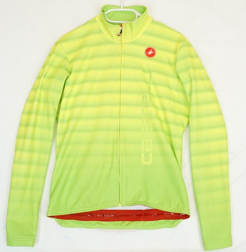 Castelli full zip neon - zip, grün
