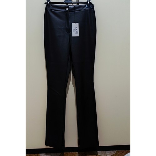 Nakd schwarze lederleggings - nakd,