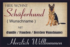 Fussmatte hier wohnt - ",