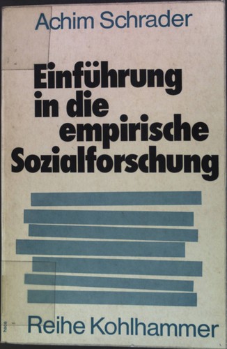 Einführung die empirische - einführung, in