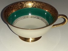 Elfenbein Porzellan Tasse Gold