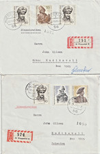 +++ WUPPERTAL + EINSCHREIBEN + 2 BELEGE + CRONENBERG + SCHADOW + RIEMENSCHNEIDER