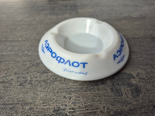 Aeroflot aschenbecher reklame - aeroflot,