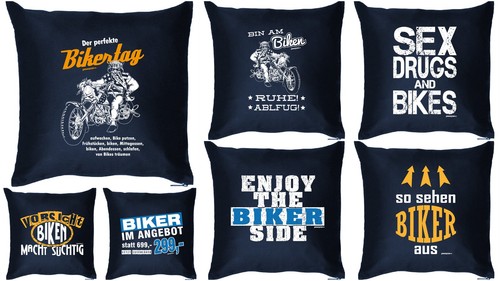 Cooles biker sofakissen - biker,
