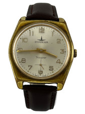 Herrenarmbanduhr Dugena Troupier Handaufzug Kal. Unitas 6310, funktioniert