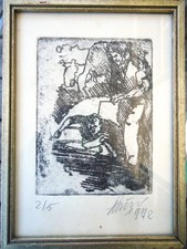 Radierung  evtl. Alfred