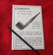 COMOY'S GRAND SLAM TABAKPFEIFE 1960 ORIGINAL VINTAGE PRESSEANZEIGE