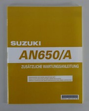 Werkstatthandbuch Suzuki AN 650 / A Burgman Roller Stand 12/2004