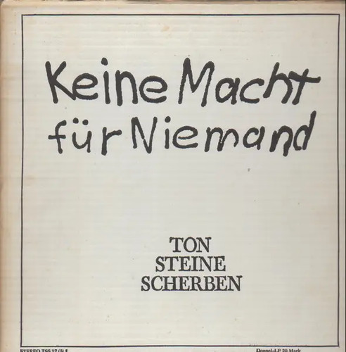 2xlp ton steine - ton, keine