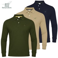 Herren Poloshirt Langarm HENRY