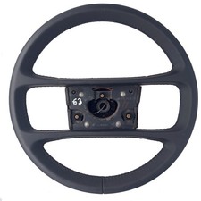 Porsche Lenkrad 924 944 schwarz refurbished mit original Kreuzstich 477419091 G/