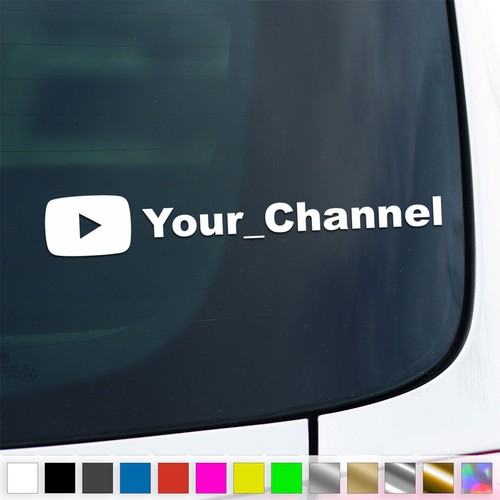 Youtube username aufkleber - youtube,