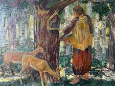 A. SPECHT GROSSES ÖLGEMÄLDE