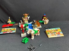 LEGO 3 x Indians  2846 2845 6718  Western Indianer Rapid River Village von 1997
