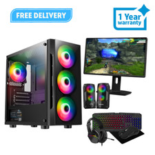 Schneller Gaming PC 24" Bundle