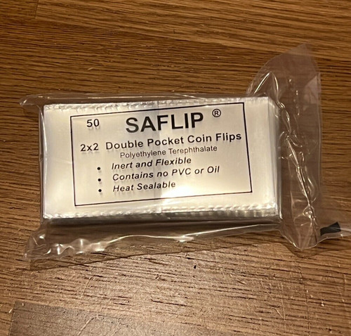 Saflip double pocket mylar - double,
