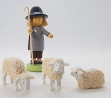 Hirte mit 3 Schäfchen, Flade