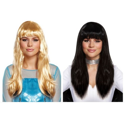 Blonde schwarze lange - schwarze, haar