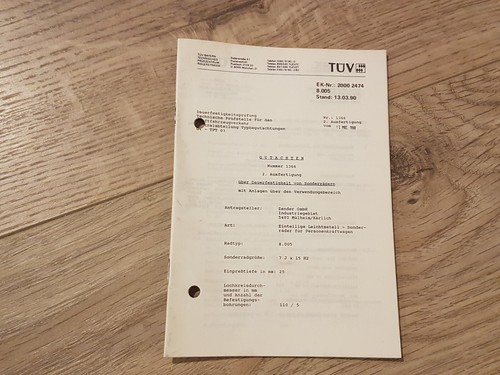 Abe tüv gutachten zender - tüv,