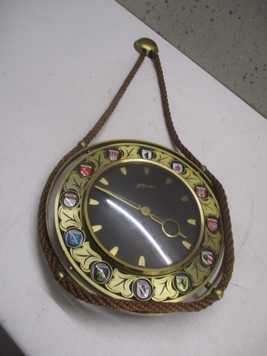 Wanduhr atlanta messing rund - wanduhr,